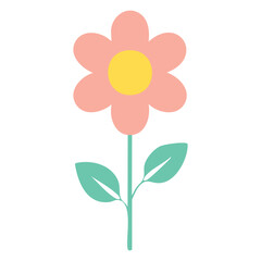 Flower Hand Draw by Kid Cute lovely