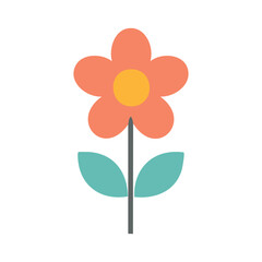 Flower Hand Draw by Kid Cute lovely