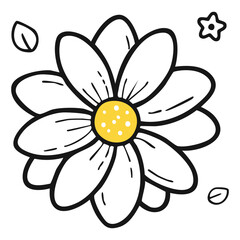 Flower Hand Draw by Kid Cute lovely