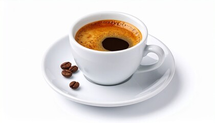 Obraz premium coffee cup isolated on white background