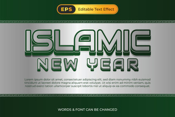 Islamic New Year Celebration Greeting Card