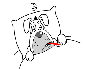 Cartoon Grey Creature Face With Tongue Out In A Dark Space