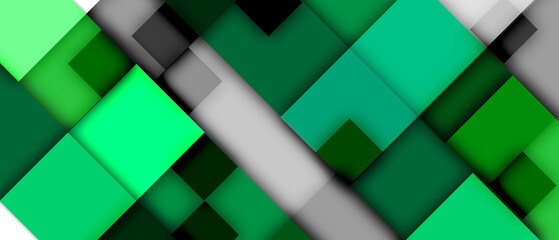 Dynamic colorful squares background illustration For Wallpaper and Banner
