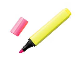 highlighter png yellow marker png fluorescent pen png text highlighting tool png bright color highlighter png stationery item png transparent background image