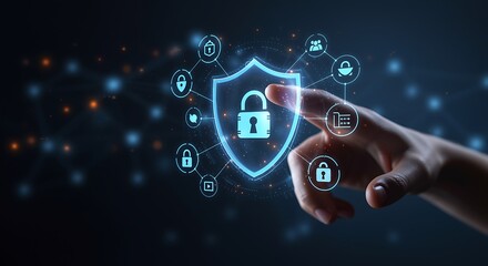 Cybersecurity Protection Digital Shield & Data Security Solutions