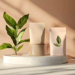 Beautiful plant thriving in a white container adding a touch of freshness and life to decor