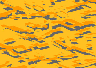 Minimalist background with abstract and irregular rough lines pattern. Abstract broken path pattern