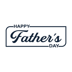 Happy Father's Day Typography Design with Hearts and Hat – Celebration Graphic for Dad	