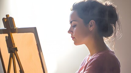 Portrait of a woman smiling warmly while embracing her unique personality and individual style