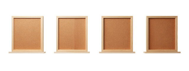 Fototapeta premium A set of three cork boards