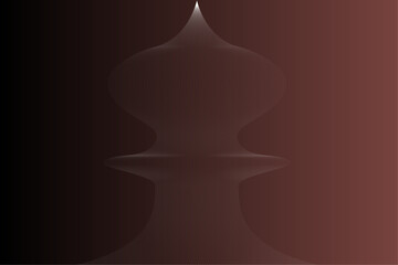 abstract brown background vector illustration with a transparent pawn