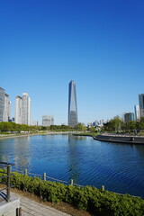 Obraz premium Central Park in Songdo