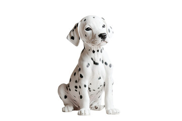 Cute dalmatian puppy figurine