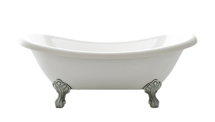 Elegant, antique-style bathtub