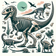 tyrannosaurus rex skeleton