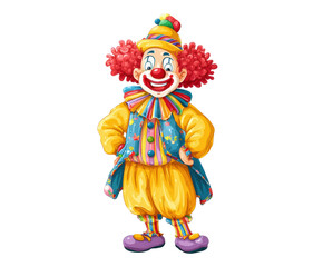 Colorful clown character bringing joy to children's events