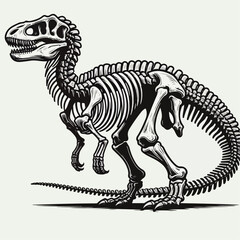 Fototapeta premium tyrannosaurus rex skeleton