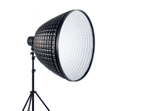 light modifier white background photography lighting accessory to shape and control light beam softbox reflector diffuser studio equipment transparent background image