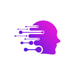 Digital Mind Tech AI Intelligence Logo