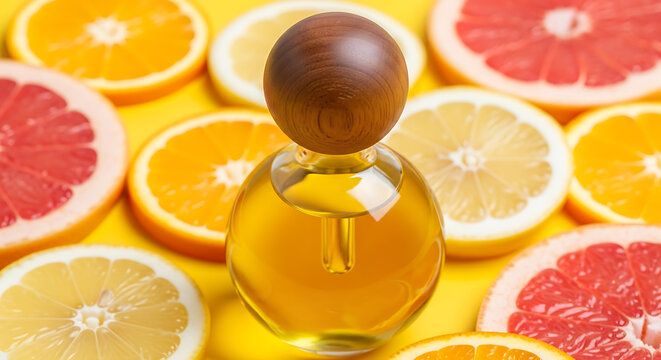 Citrus Elixir: Aromatic Perfume with Sunny Fruits