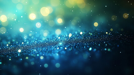 Fototapeta premium Abstract bokeh background with shimmering glitter