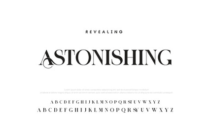 Luxury alphabet letters font and number. Typography elegant wedding classic lettering serif fonts decorative vintage retro concept. vector illustration