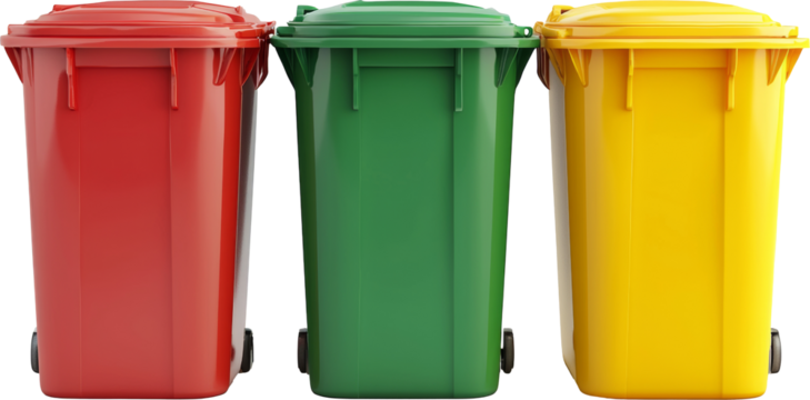 plastic garbage bin - Powered by Adobe