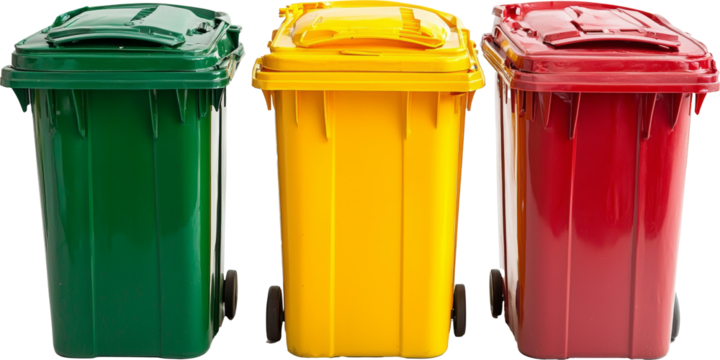 plastic garbage bin - Powered by Adobe