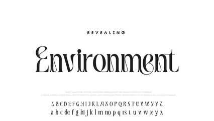 Minimal luxury font alphabet logo. Typography beauty fashion elegant minimalist serif italic fonts decorative wedding vintage retro logos. vector illustration