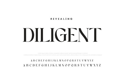 Minimal luxury font alphabet logo. Typography beauty fashion elegant minimalist serif italic fonts decorative wedding vintage retro logos. vector illustration