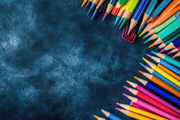 Pixel Perfect Picture of Flat Lay of Back to School Stationery with Backpack