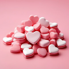 heart shaped candy