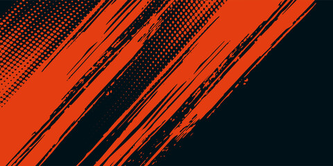 Halftone dots red and blue color pattern gradient grunge texture background. Dot pop art comic sport style vector illustration. grunge vector dots . eps 10