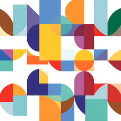 Obraz premium colorful abstrac seamless pattern 