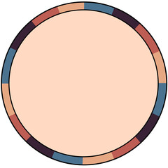 vector round frame