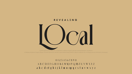 Minimal luxury font alphabet logo. Typography beauty fashion elegant minimalist serif italic fonts decorative wedding vintage retro logos. vector illustration