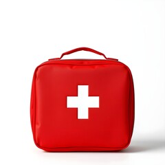first aid kit isolated