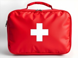 first aid kit isolated