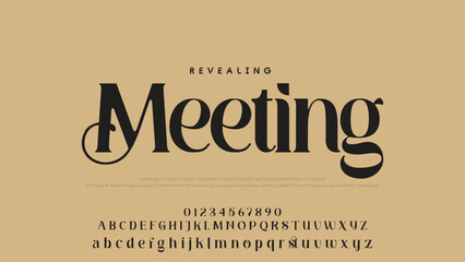 Beauty Luxury font alphabet logo. Typography beautiful fashion elegant classic letters serif italic fonts decorative wedding vintage font. vector illustration.