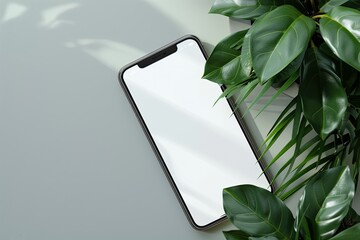 Sharp Image of Phone and Screen Ui Ux App Presentation Mockup