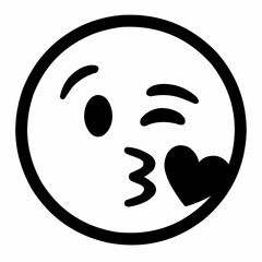 Smiling happy face icon symbol vector illustration