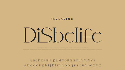 Beauty Luxury font alphabet logo. Typography beautiful fashion elegant classic letters serif italic fonts decorative wedding vintage font. vector illustration.