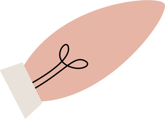 Christmas Celebration Decoration Element Vector Illustration