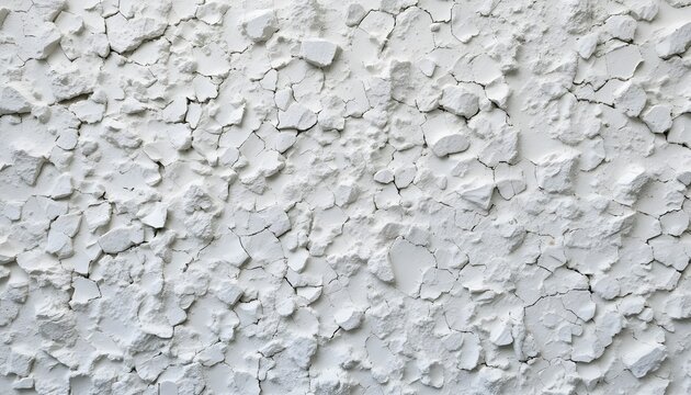 walls that experience extensive peeling and cracking with a rough and uneven surface texture