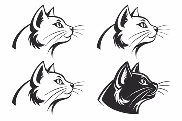 Obraz premium set of cats