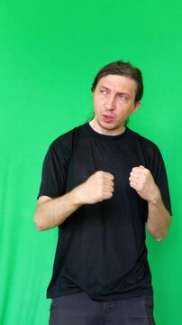 Evoking moods of frustration, fierce determination, or even comedic exasperation, this shot is excellent for portraying a struggle, a build-up of anger, or a moment of lighthearted surrender