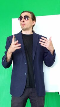an authoritative and engaging mood, perfect for educational content, corporate training, or motivational speeches where a confident and clear communicator is needed