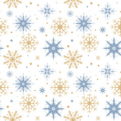 Set of cute snowflake icons on isolated background New Year ornament Symbols for mobile apps and website design. Flat snowflake icons, silhouette.