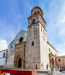 Sanlucar de Barrameda, Spain - April 17, 2025: View of Sanlucar de Barrameda, Andalusia, Spain on a sunny day of summer