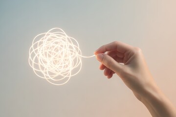 human hand holding a globe